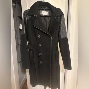BCBG Peacoat with hood
